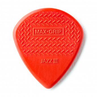 Dunlop MAX-Grip Jazz III czerwona - Kostka do gitary