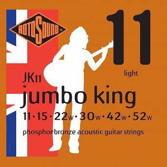 RotoSound JK11 jumbo king 11-52 Struny do gitary akustycznej