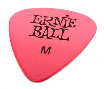 Kostka do gitary Ernie Ball Medium 0.72 różowa