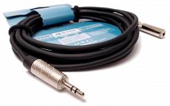 Adam Hall Cables K4 BYVW Przedłużacz słuchawkowy gniazdo/wtyczka jack stereo 3,5 mm