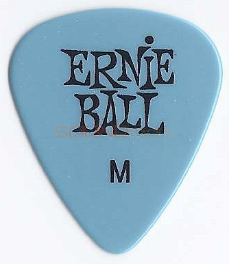 Kostka do gitary Ernie Ball Medium 0.72 niebieska