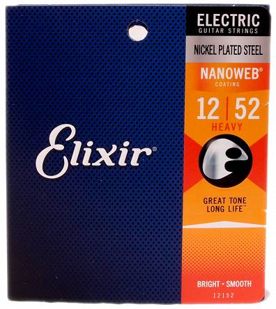 Elixir Nanoweb Heavy 12-52 Struny do gitary elektrycznej