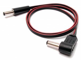 Standardowy kabel do efektów gitarowych DC (5,5/2,1) wtyk prosty/kątowy