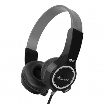 MEE Audio KidJamz 2 czarne - słuchawki nauszne dla dzieci z limiterem