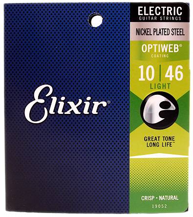 Elixir Optiweb Light 10-46 Struny do gitary elektrycznej