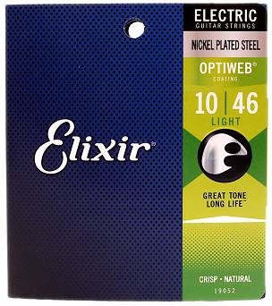 Elixir Optiweb Light 10-46 Struny do gitary elektrycznej