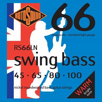 RotoSound RS66LN -  struny do gitary basowej 45-100 (komplet 4 strun)